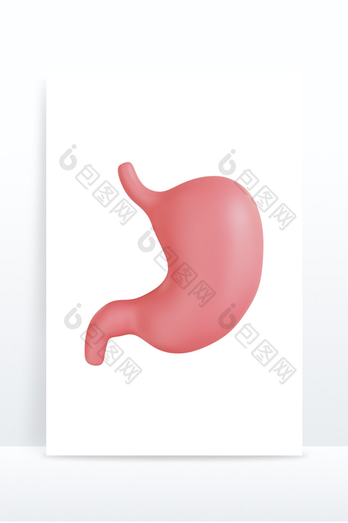 3D立体人体器官内脏胃图片图片