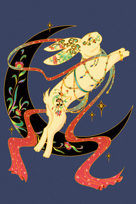 兔子兔年敦煌飞天