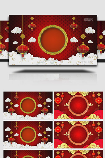春节节日传统文化背景视频图片