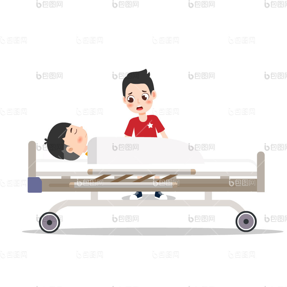 医疗健康疾病住院陪护gif动图下载-包图网