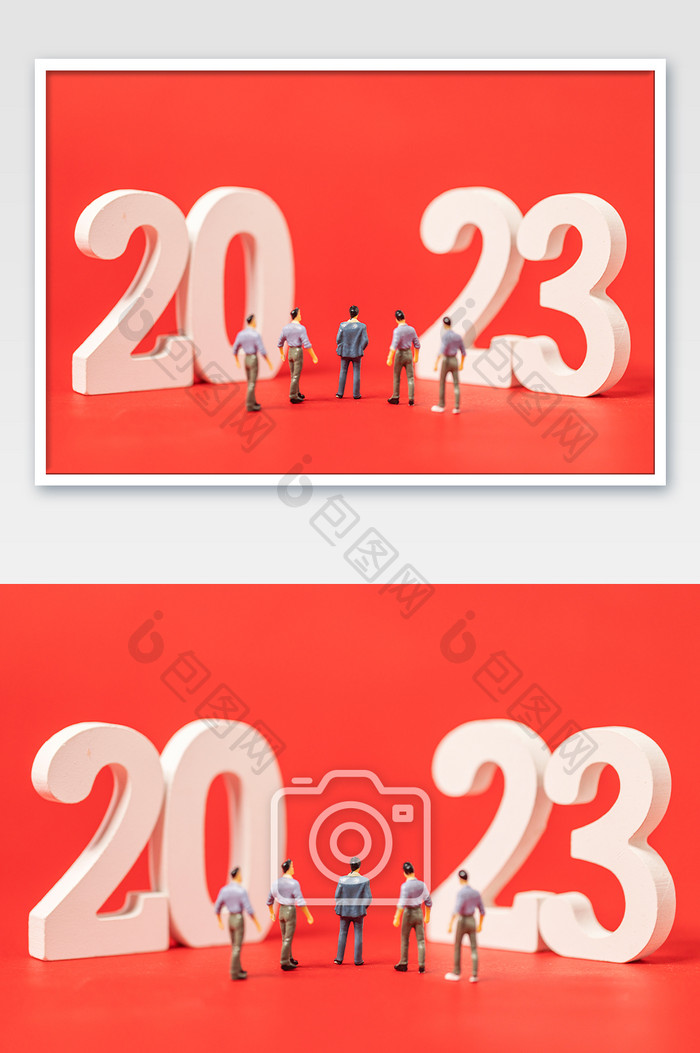 2023跨年新年红色背景图