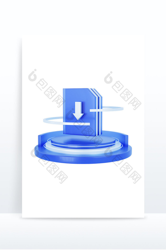 3D玻璃微软风格图标下载箭头图片图片