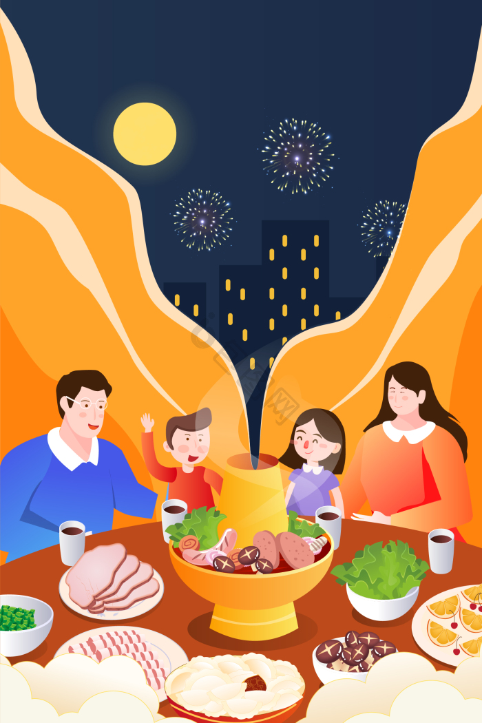 新年火锅图片-新年火锅素材免费下载-包图网