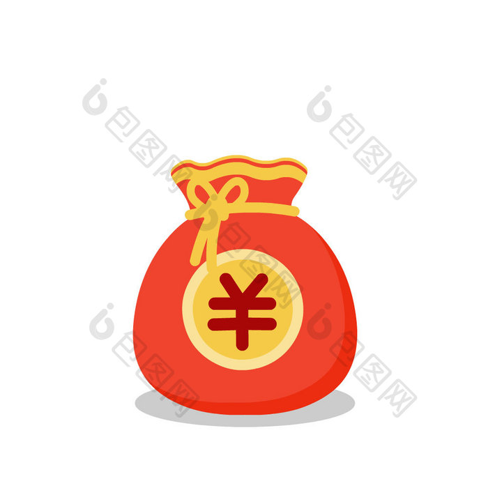 兔年春节钱袋元素动图GIF