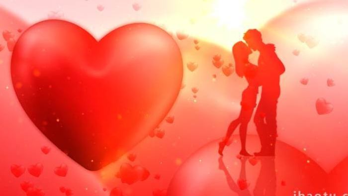 浪漫唯美情人节爱情背景视频模板