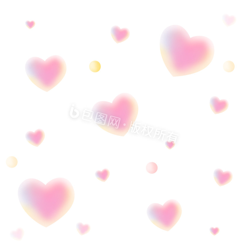 立体爱心表情包-立体爱心动图-包图网