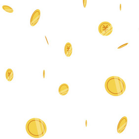 天降金币雨动图GIF