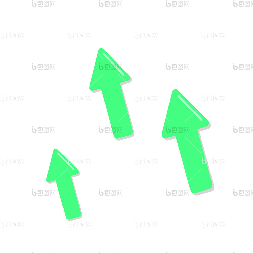 上升的箭头图片-包图网