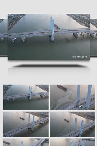 交通粤澳合作区珠海横琴大桥航拍图片