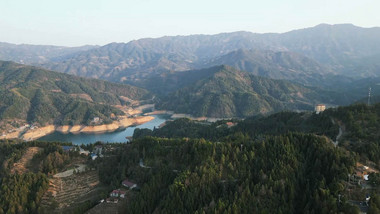 大气大自然山川水库航拍