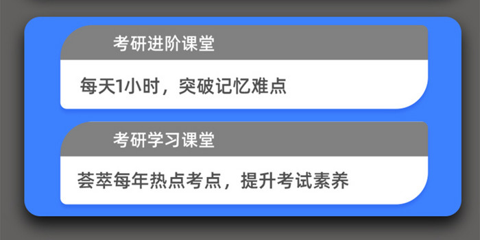 H5长图考研复试冲刺培训考试重