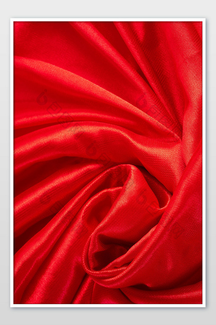红色丝绸绸缎面料