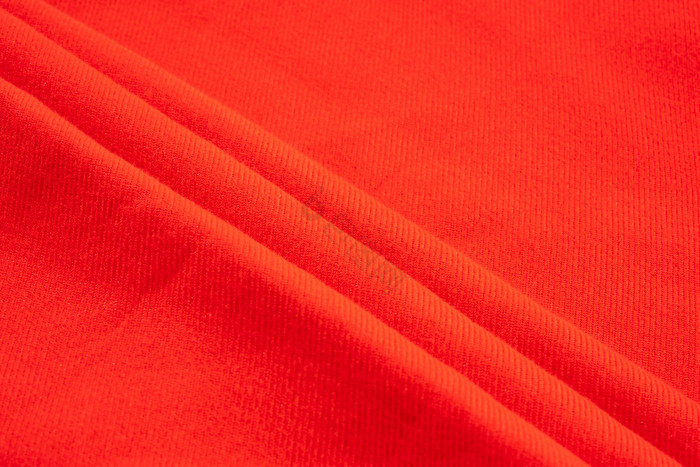 红色毛衣毛线面料材质图片