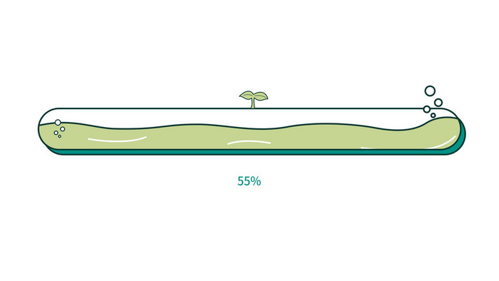 植树节进度条加载动图GIF