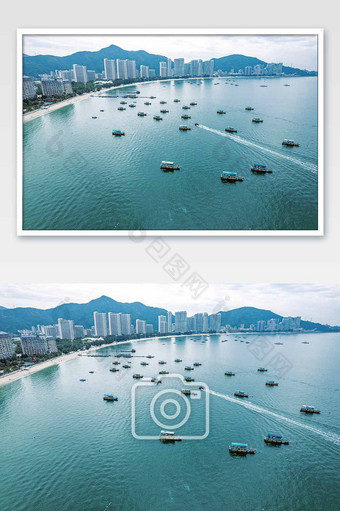 巽寮湾海景码头观光船码头图片