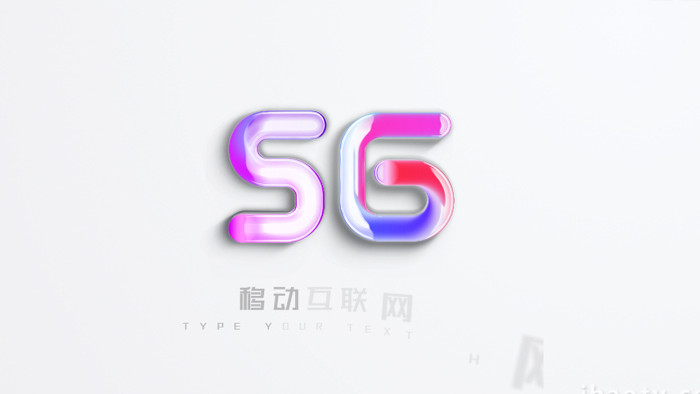 Logo简洁扫光片头AE模板