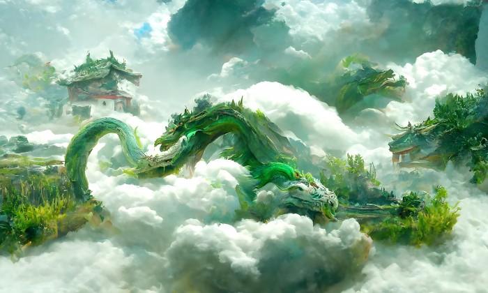 龙年龙娃天师招财纳福图片-包图网