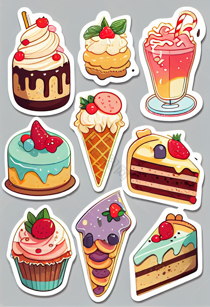 蛋糕元素png-蛋糕元素png素材-【包图网】