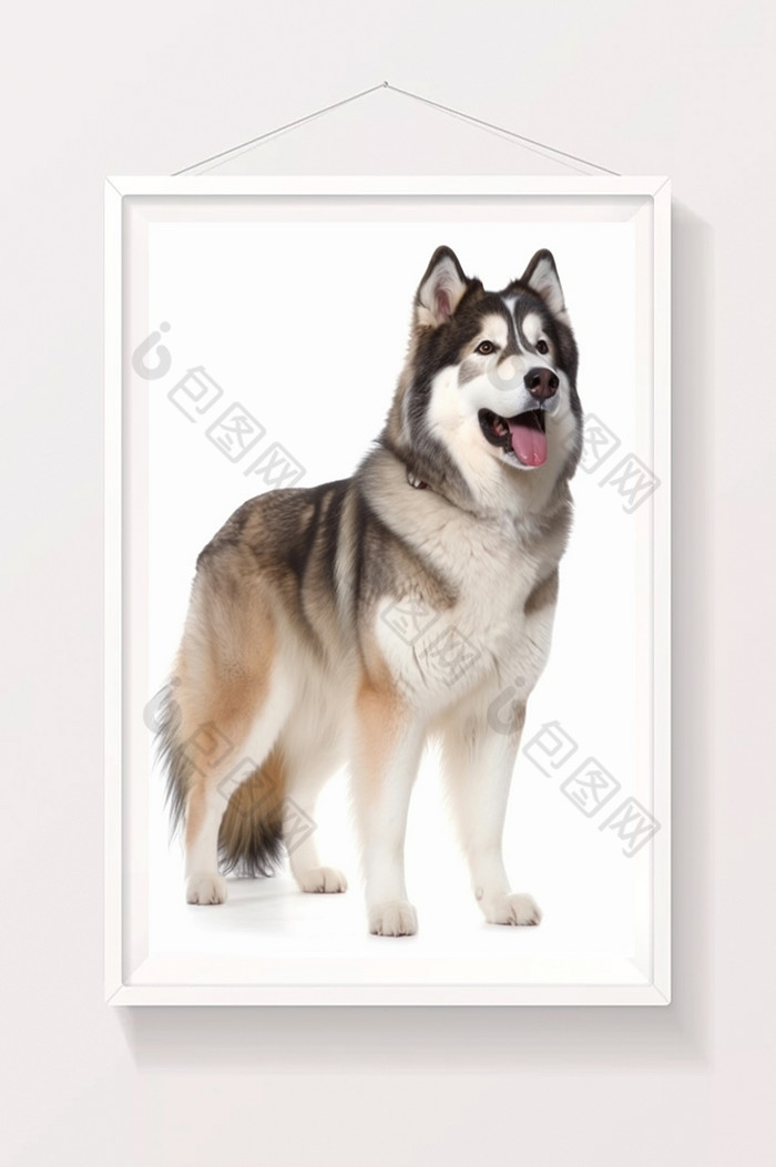 阿拉斯加大型犬宠物摄影图片图片