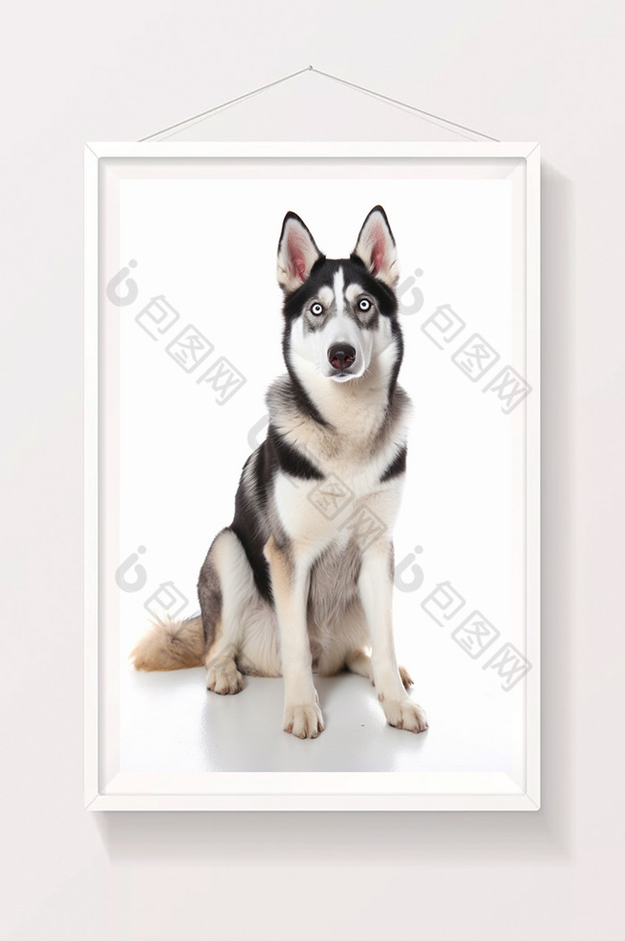 西伯利亚雪橇犬哈士奇图片图片