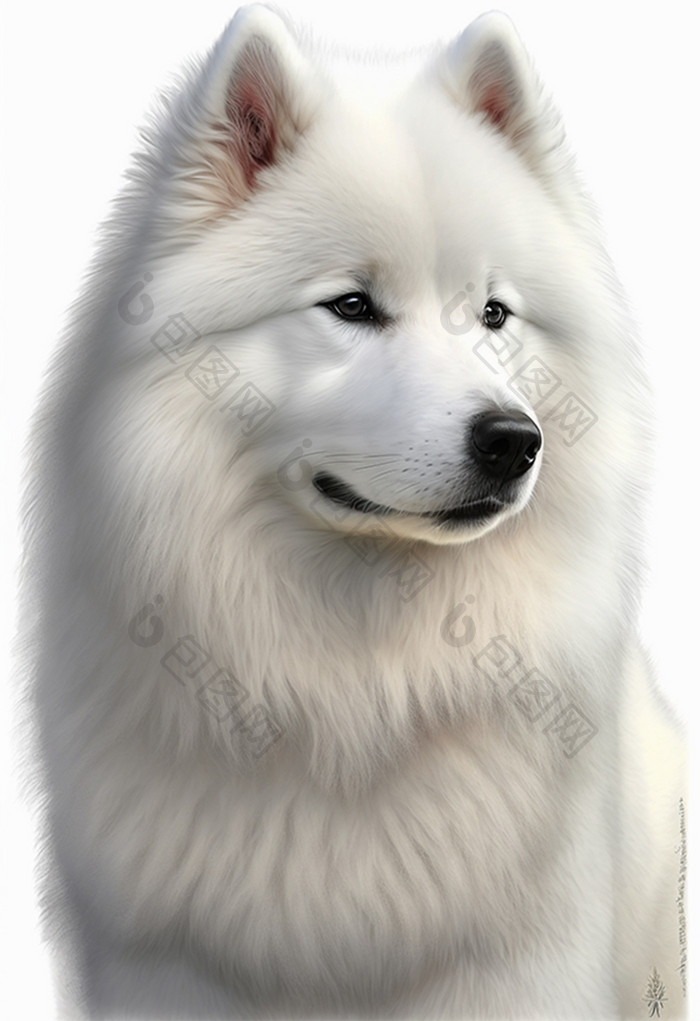 大型犬宠物白色背景