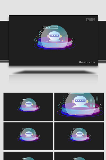 元素MG动画AI类人工智能科技图片