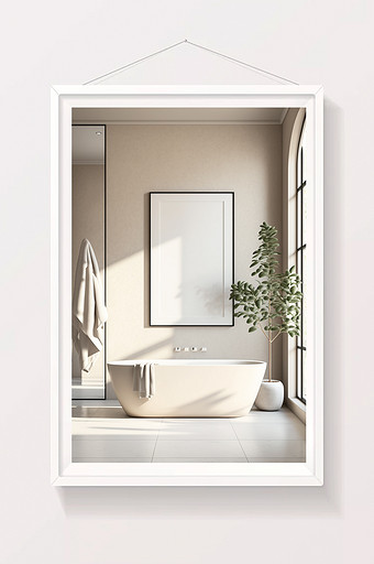 浴室室内阳光家具简洁装修瓷砖地图片