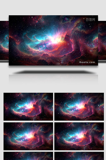 银河星云4K循环背景视频素材图片