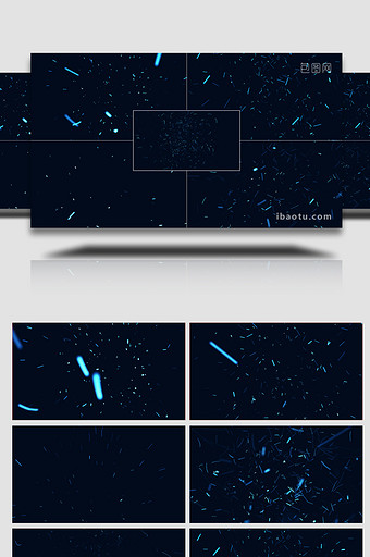 大气火星飞溅粒子特效元素图片