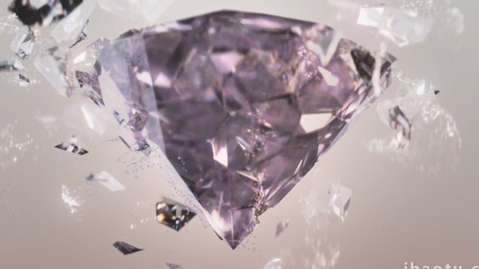 钻石粒子logo片头AE模板