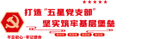 红色党建党支部宣传红色文化墙