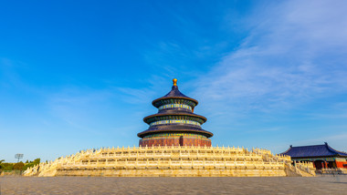 北京地标天坛祈年殿延时实拍