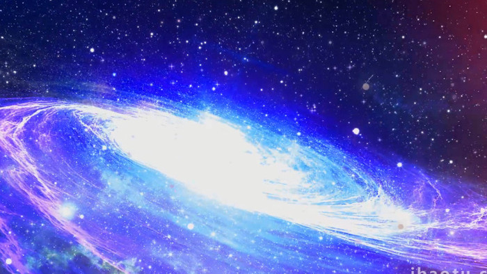 宇宙银河粒子动画展示背景视频