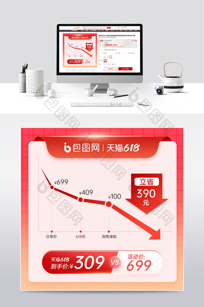 618天猫拼多多价格曲线直通车