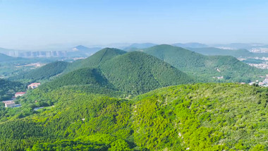 巍峨大山自然风光山脉4K航拍