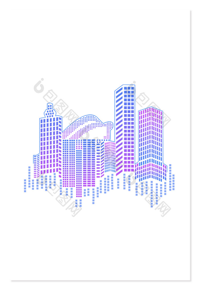 山东淄博建筑科技粒子地标