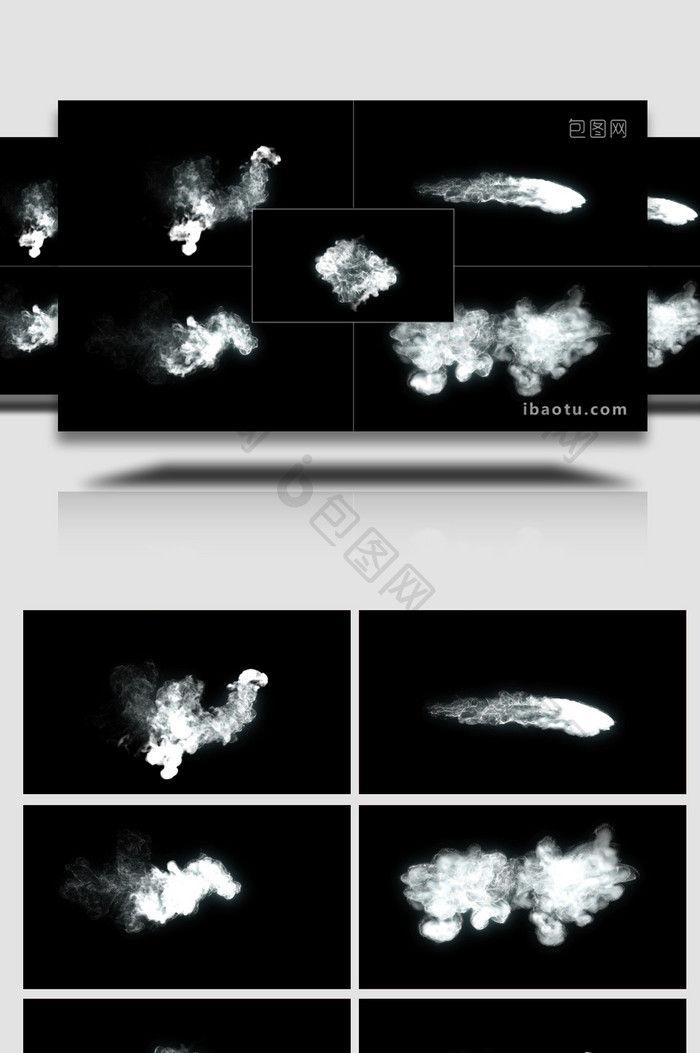 大气霜冻视觉粒子特效元素