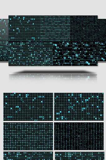 科技粒子元素炫丽视频AE模板图片