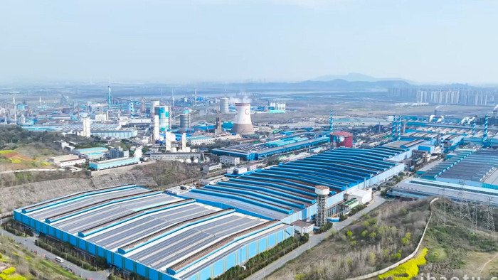 南京钢铁集团钢铁厂工业4K航拍