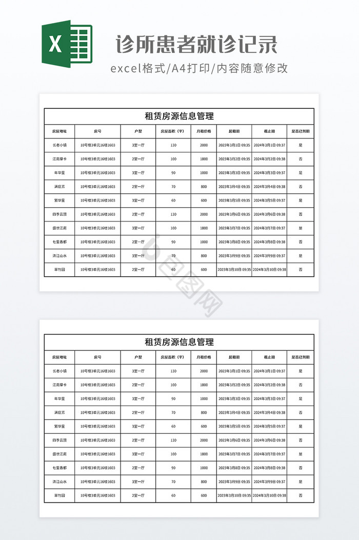 租赁房源信息管理