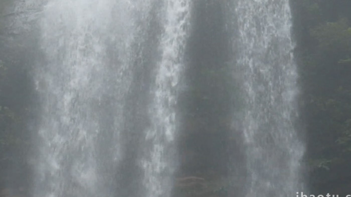 唯美的瀑布峡谷风貌实拍4K