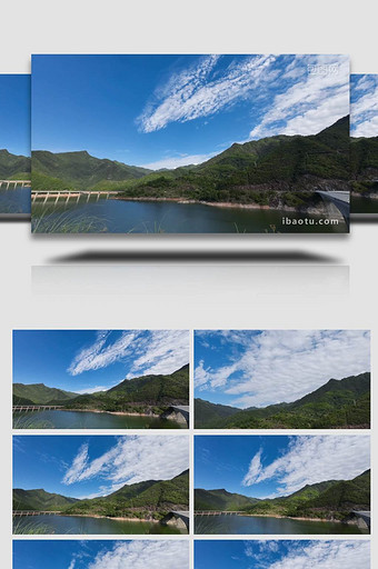 高清自然风光蓝天白云延时实拍图片