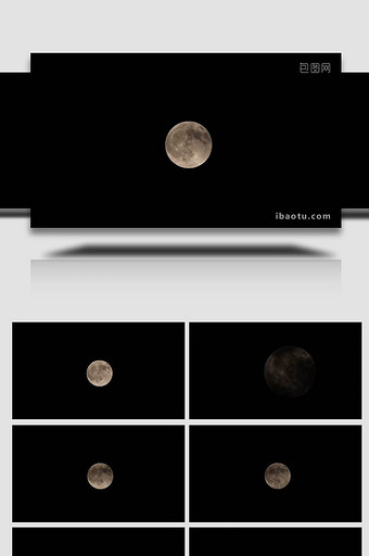 月黑风高乌云月亮延时实拍4k图片