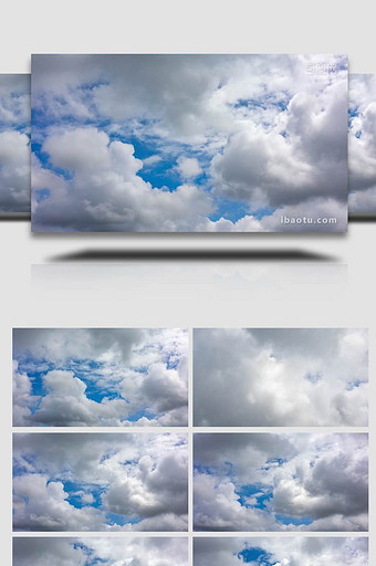 双层云彩低空云下雨暴雨实拍4k图片