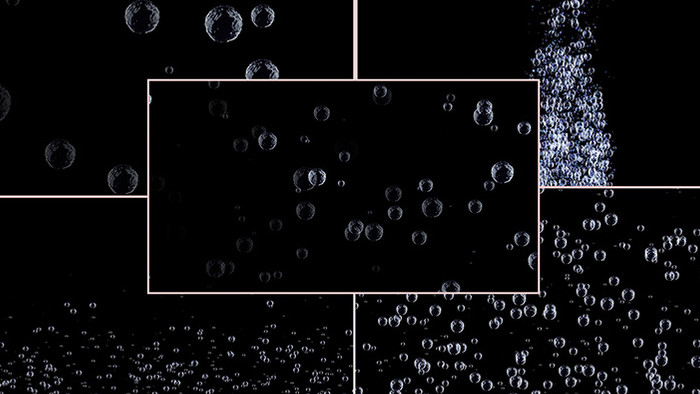 炫丽气泡粒子特效元素AE模板