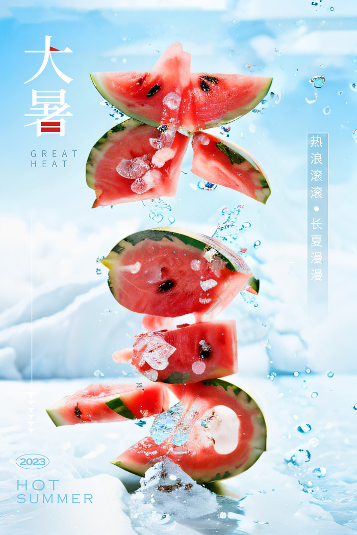 24节气之大暑模板-包图网