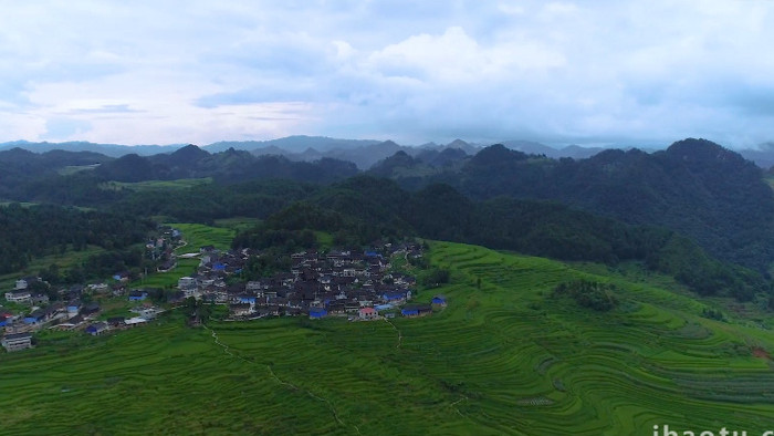 贵州黔东南自治州乡村风貌航拍