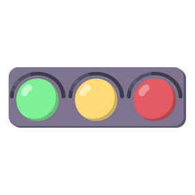 交通指示红绿灯动图GIF
