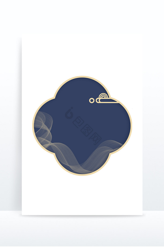 国风中秋节装饰边框