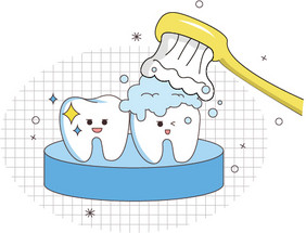 爱护牙齿刷牙爱牙日牙刷